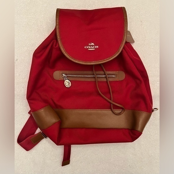 Coach Handbags - Coach Backpack Red Vintage